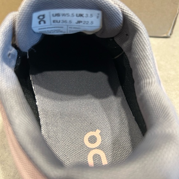 On Running Women's Sneakers - Pink and Gray - Picture 8 of 14